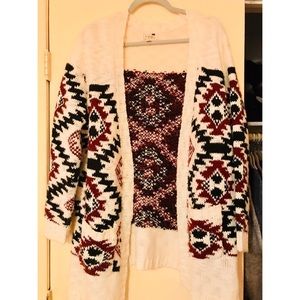 LA Hearts oversized cardigan